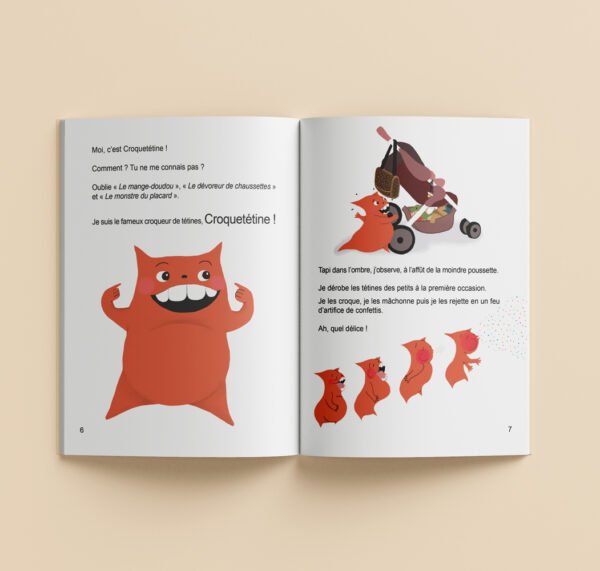 Livre pour enfants "Croquetétine" – Image 3